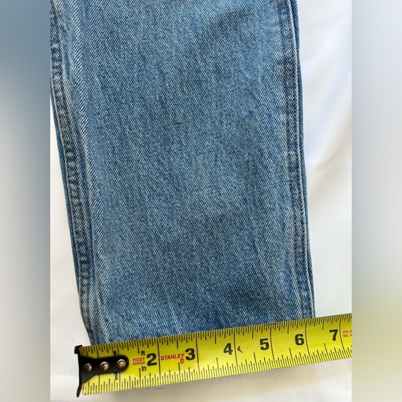Abercrombie & Fitch Distressed Denim Overalls XXS - Picture 8 of 10